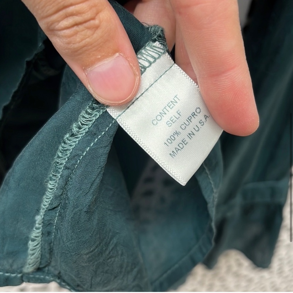 Maven West | Emerald Green Blouse - Picture 6 of 6